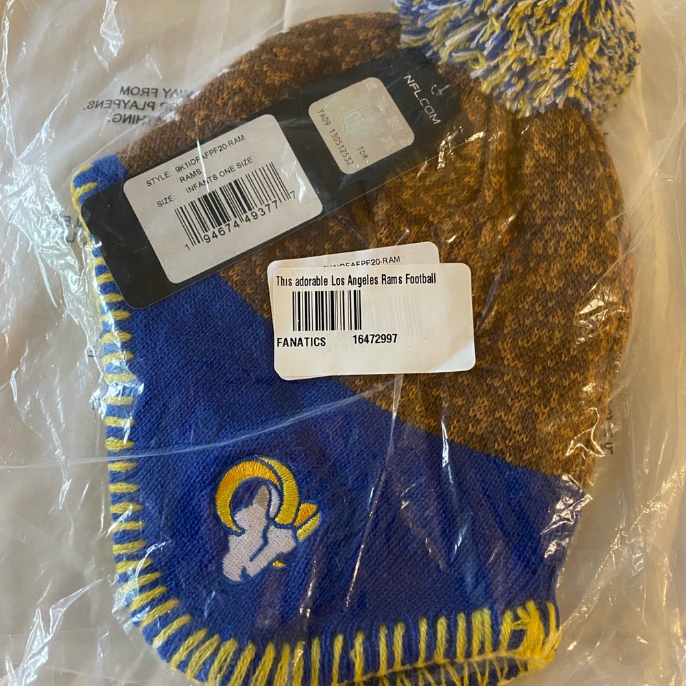 Los Angeles Rams Infant Knit Hat | NWT!